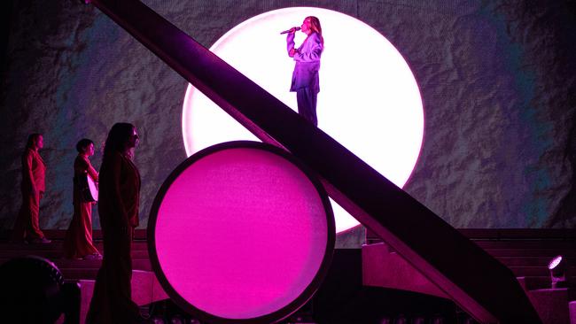 Lorde performs at Adelaide Entertainment Centre. Picture: Andrew Beveridge, supplied