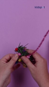 How to make minature christmas tree ornaments