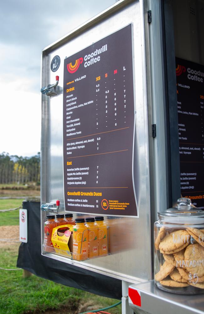 Goodwill coffee in Huonville. Picture: Linda Higginson