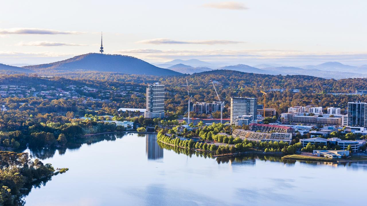 The view of Canberra, ACT from Belconnen in the morning. Picture: iStock.