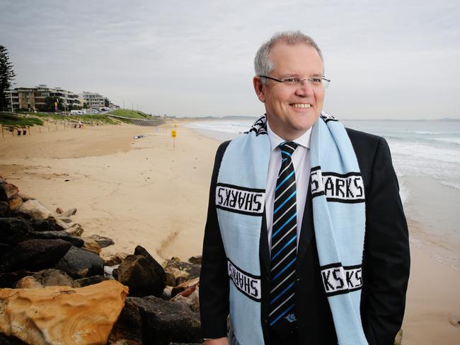 PM Scott Morrison will have a Christmas ‘staycation’ in his beloved Sutherland Shire. Picture Craig Greenhill