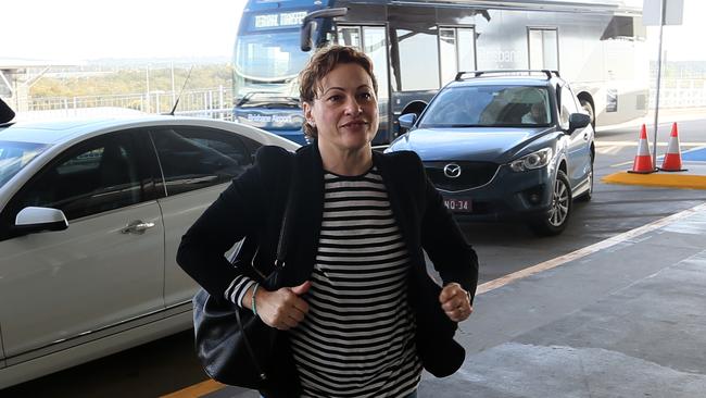 Deputy Premier Jackie Trad ready to jet off on her trade mission. Picture: Richard Waugh/AAP