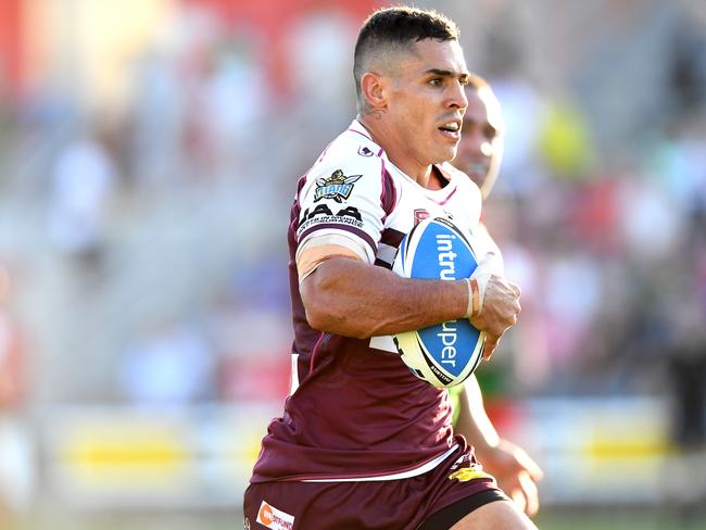 Burleigh halfback Jamal Fogarty. Picture: Bradley Kanaris/Getty Images