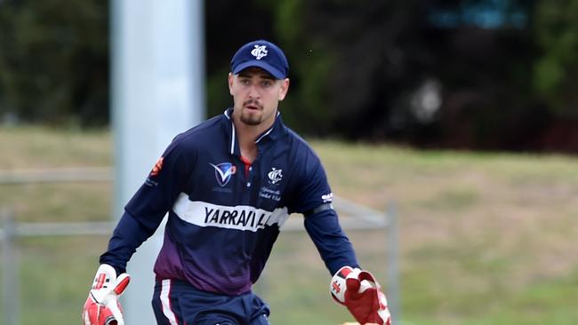 Aidan Salvado has been impressive with the bat and gloves. Picture: Steve Tanner