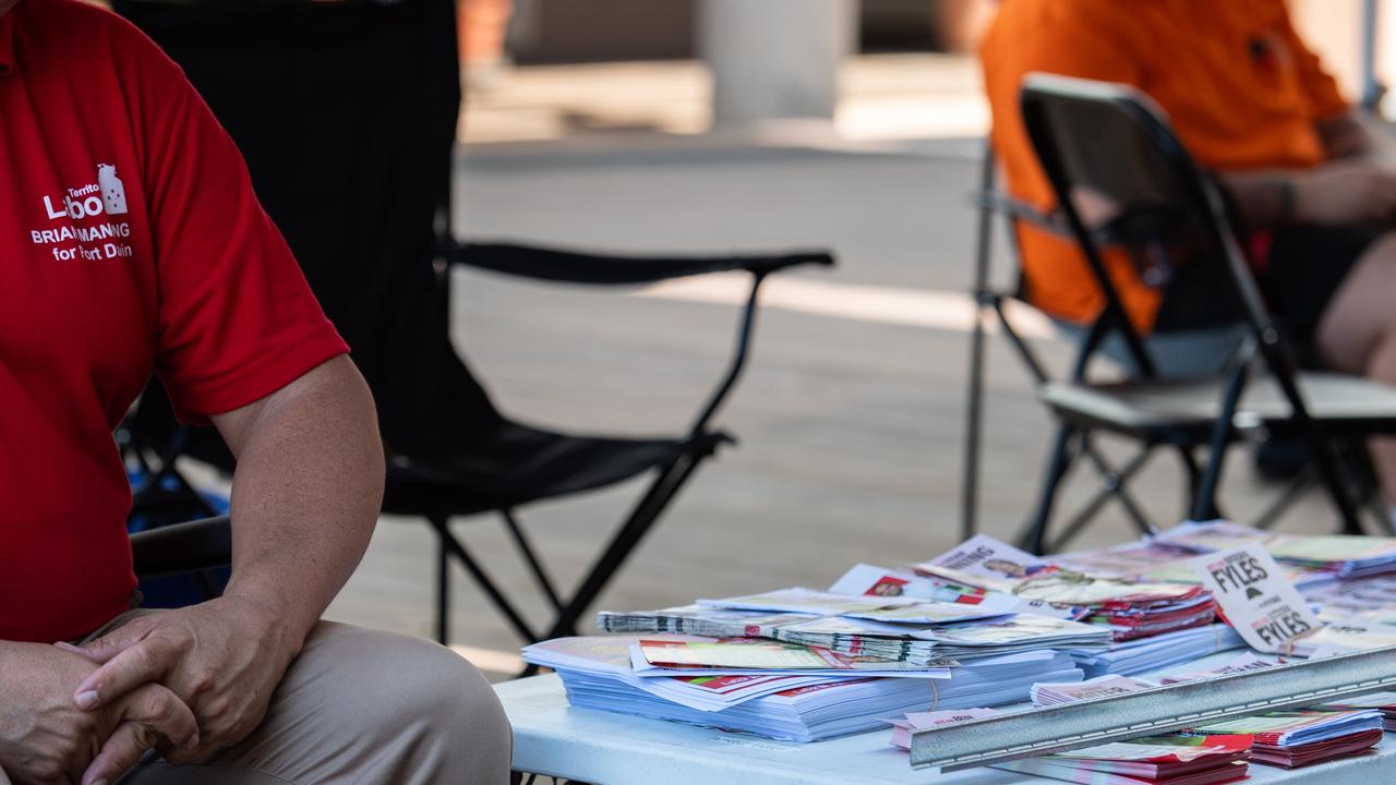 The major parties are spending thousands on FIFO volunteers for the NT election campaign. Picture: Pema Tamang Pakhrin