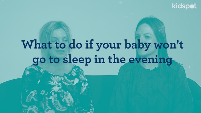 What to do if your baby won't go to sleep in the evening