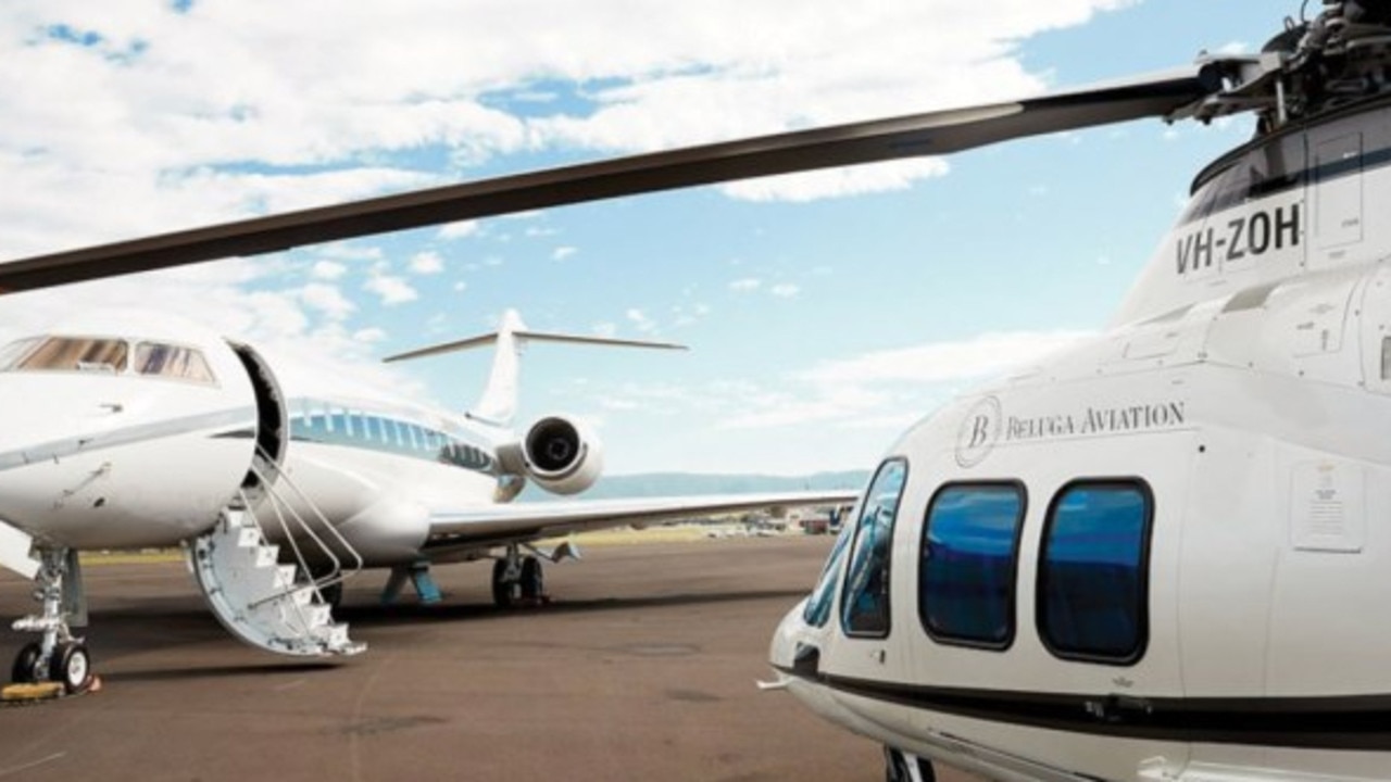 Beluga Aviation also has a seven seat helicopter available for guests.