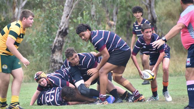 2022 Regional Rugby Championships, March 5 and 6, Rugby Park, Rockhampton; under-15 grand final, St Brendanâ€™s College versus CQ Barbarians.