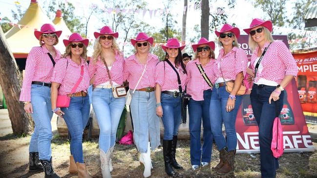 Girls on Tour at the Gympie Muster. Picture: Patrick Woods.