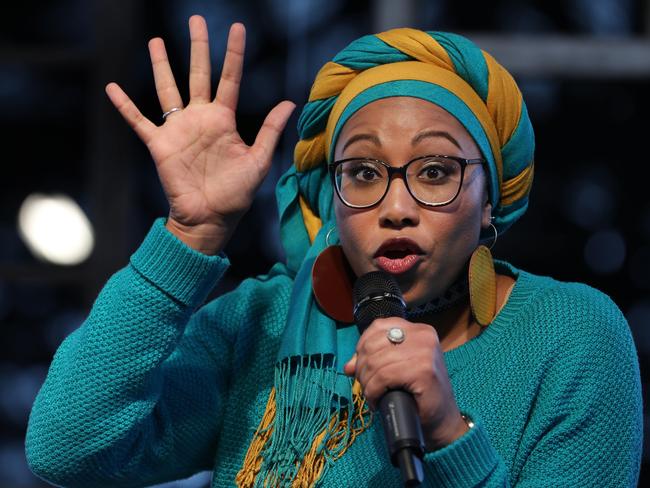 Self-described “Australia’s most hated Muslim” Yassmin Abdel-Magied says on the eve of leaving Australia that the country has ‘betrayed’ her. Picture: Chris Pavlich.