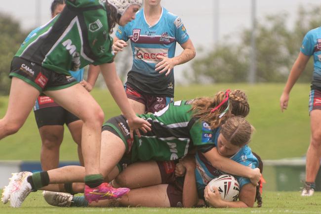 Mackay Cutters vs Townsville Blackhawks Harvey Norman U17's Saturday 22 February 2025 Picture:Michaela Harlow