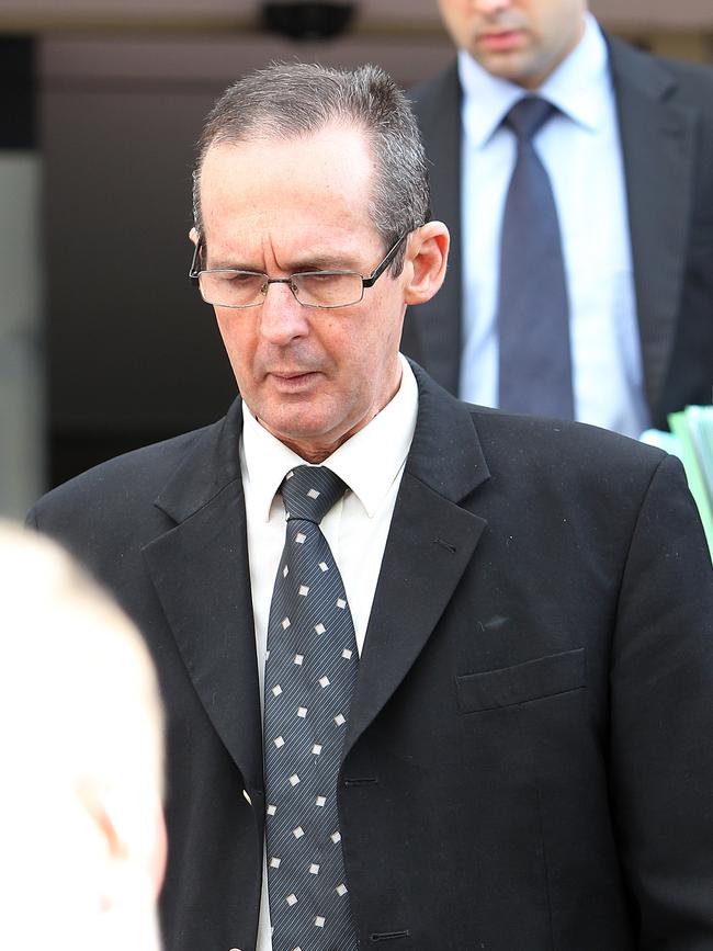 Court Case Hobart Magistrates Court, child sex charges, former senior Saint (St) Michael's Collegiate teacher Nicolaas Ockert Bester, (Nico) 58, of Mount (Mt) Nelson, leaves the court