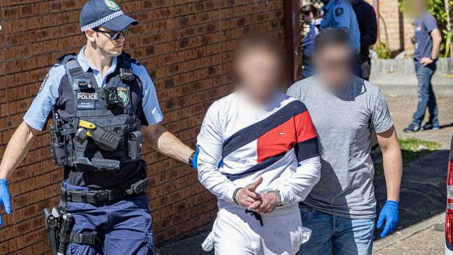 Emmett Sheard, 31, was arrested at Wallsend on Monday and later charged with offences including shoot at with intent to murder. Picture: NSW Police.