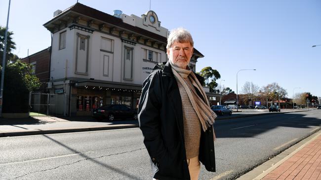 John Schumann outside of The Thebarton Theatre. Picture: Morgan Sette