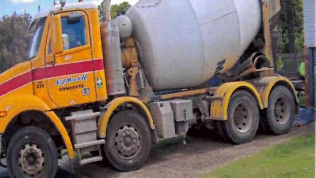 A photo attached to a Toowoomba Regional Council infringement notice, addressed to Neil Mansell Transport due to the actions of one of its trucks on Hoey Street in Kearneys Spring on October 3.