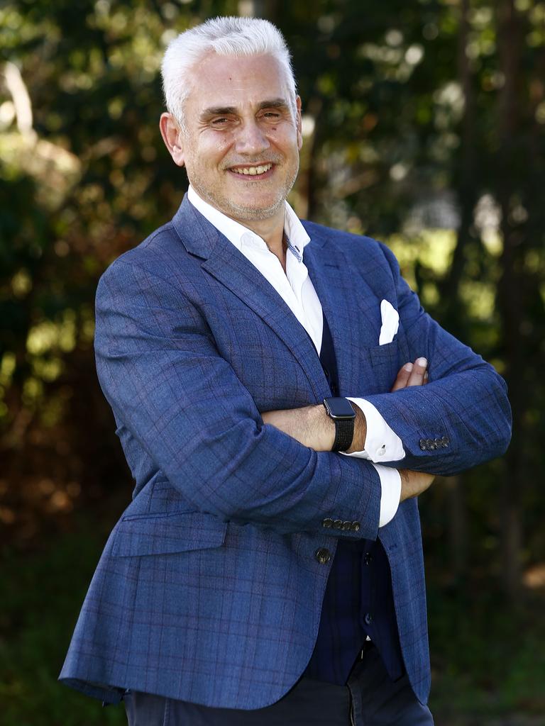 Auctioneer and Real Estate expert Tom Panos. Picture: John Appleyard