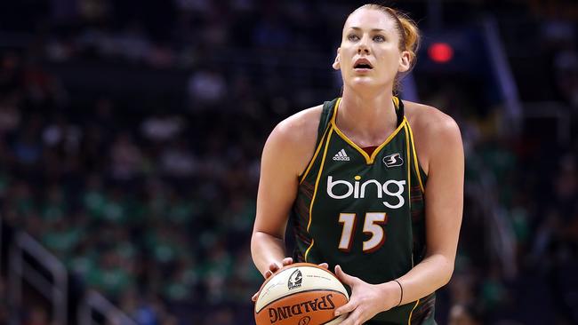 Lauren Jackson in action for Seattle Storm in 2010. Picture: Christian Petersen/Getty Images