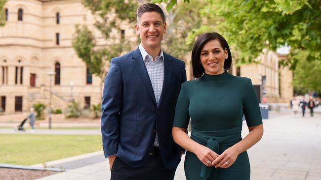 Will Goodings and Rosanna Mangiarelli. Picture: Supplied/Seven