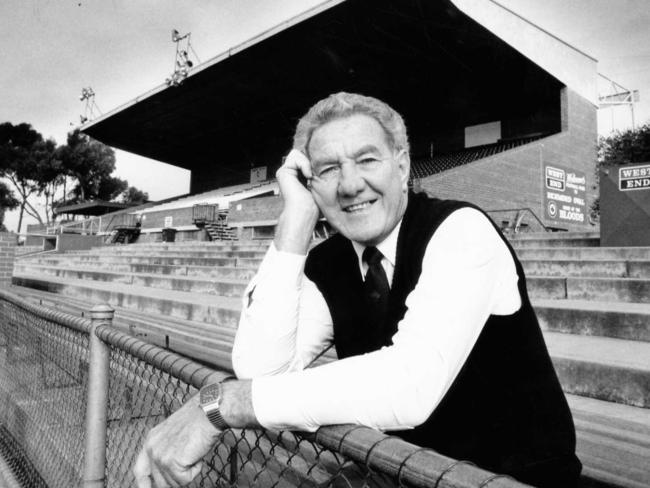 West Adelaide Football Club general manager Doug Thomas at Richmond Oval 11 Jul 1991. (Pic by staff photographer Nicholas Wilson)