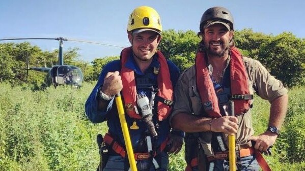 Chris Wilson (left) and Matt Wright were co-stars on the Outback Wrangler TV show. Picture: Instagram