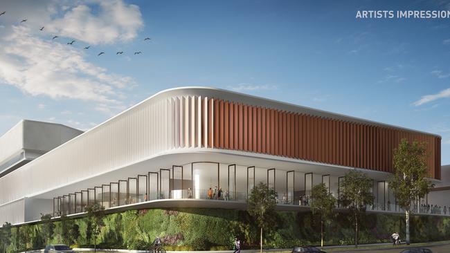 An artists impression of the new development, seen from the corner of Pennant St and Showground Rd. Source: + one studio