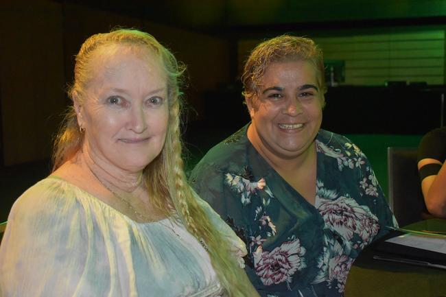 Desley Pitkin and Vera Vella at the 2022 Mackay Australia Day Awards at the MECC on January 25, 2022. Picture: Lillian Watkins
