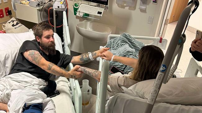 Kim nearly lost her foot and has undergone multiple surgeries. Picture: Supplied