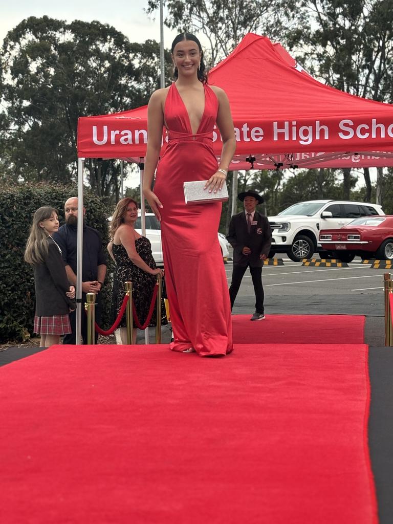 The students of Urangan State High School celebrating their formal.