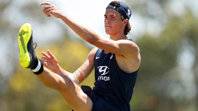 Ben Silvagni trained with the Blues earlier in the year. Picture: AFL Media