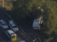Tragedy as school bus driver dies after crash north of Melbourne