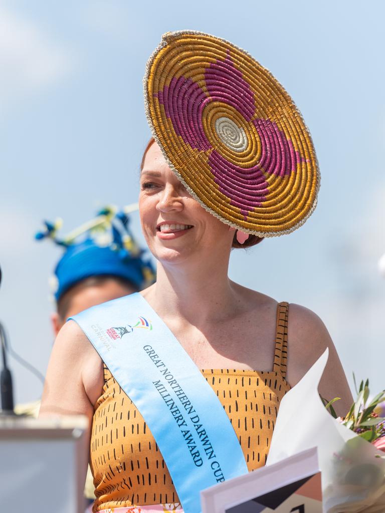 Best millinery winner Samantha Brannelly. Picture: Che Chorley