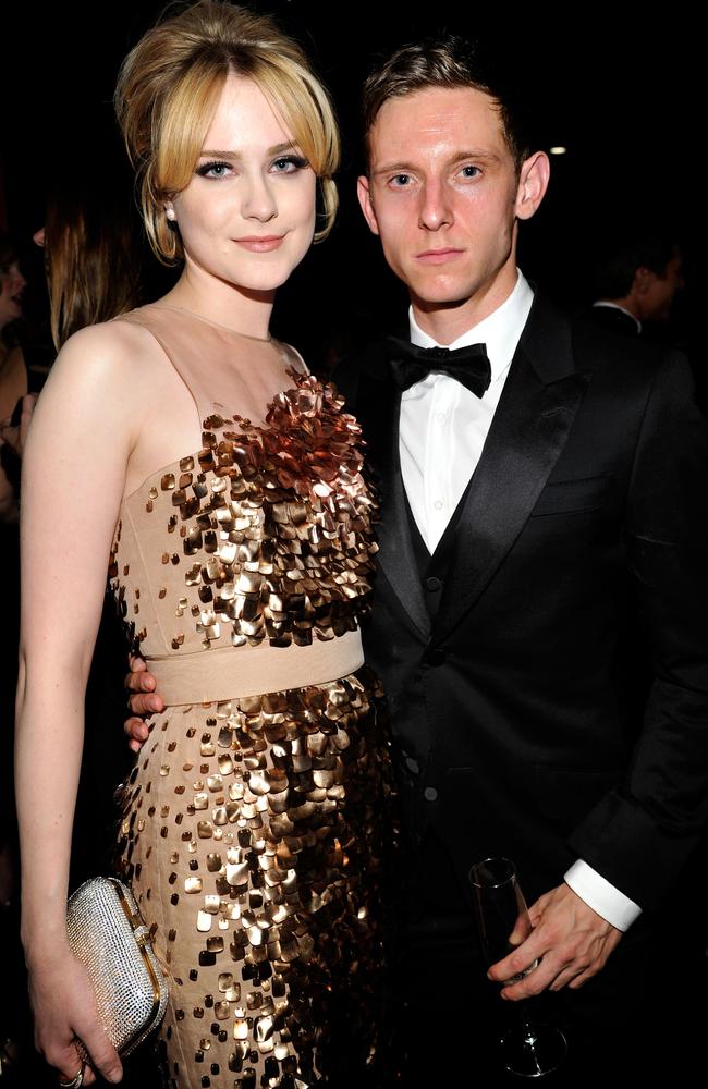 Bell with former wife Evan Rachel Wood in 2012. Check out that James Bond style! Picture: John Sciulli/Getty Images