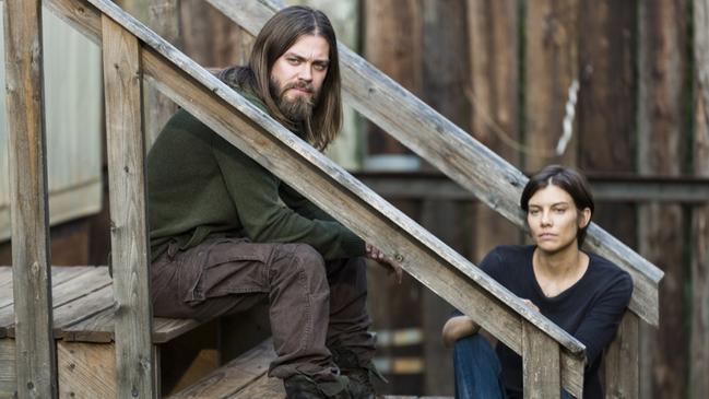 Paul 'Jesus' Rovia and Maggie Greene ponder how to train an army while keeping your flowing locks looking magnificent.