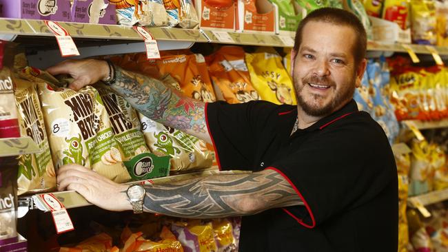 Former head chef Nathan Tink lost his job due to the coronavirus crisis but is already back to work starting a new role at Coles Blacktown. Picture: John Appleyard
