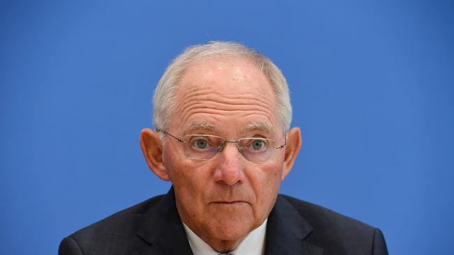 German Finance Minister Wolfgang Schaeuble said economic conditions in Germany are favourable despite the UK’s vote to leave the EU. Picture: AFP Photo/John MacDougall.