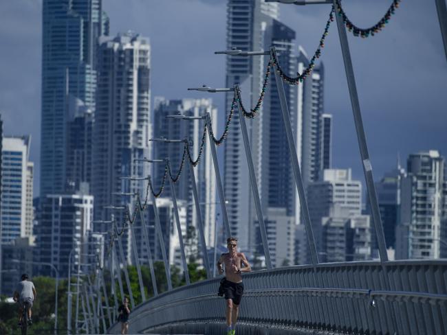 A generic picture of the Gold Coast Skyline from the Jubilee Bridge.Picture: Glenn Campbell