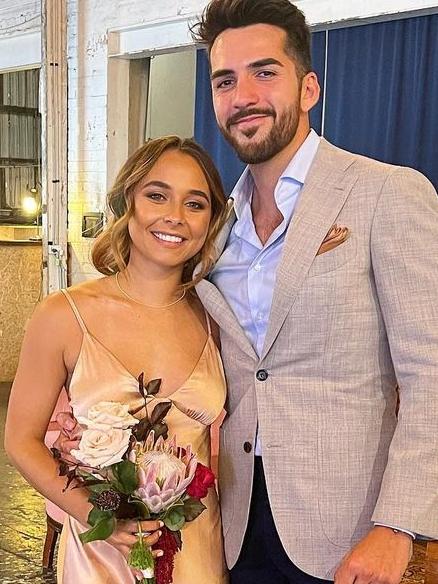 Blurton and Garayeli when they were still together. Picture: Instagram