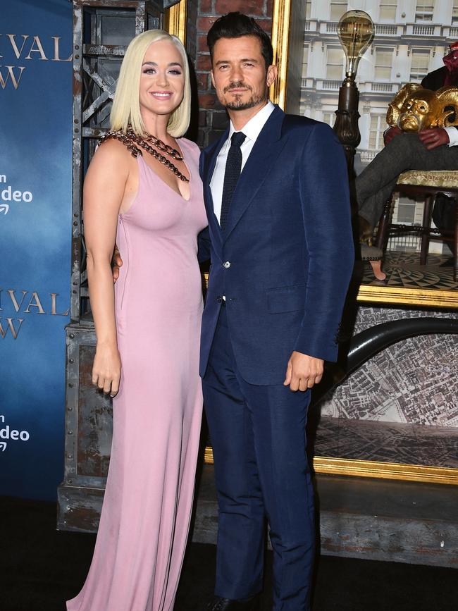 Katy Perry and Orlando Bloom in LA last year. (Picture: Getty Images)