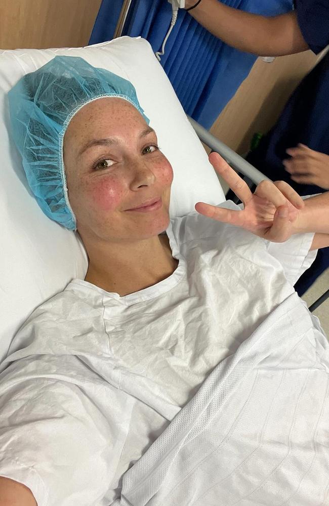 Ricki-Lee is now back home recovering.