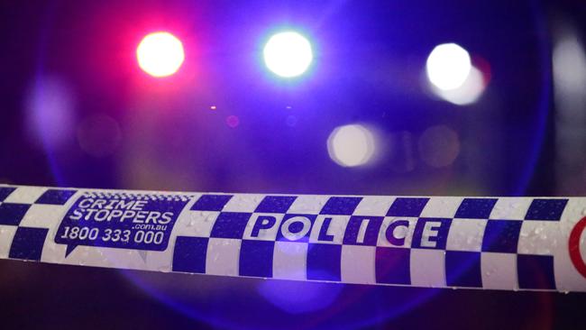 Police are at the scene of a fatal motorbike crash in Mount Waverley. Pics Bill Hearne