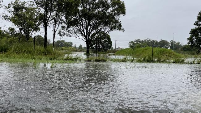 Cattai Rd in the Hills Shire was inundated with flooding in 2022.