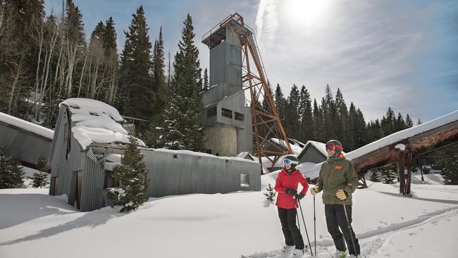 Mining relics at Park City Mountain Resort, Utah.