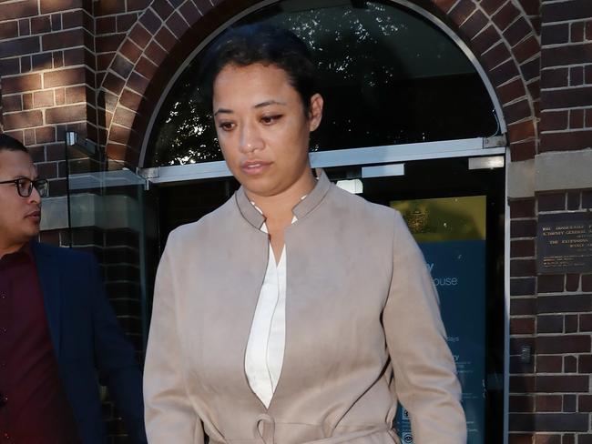 Anita Prajapati outside Manly Local Court on Monday. Picture: MATRIXPICTURES.COM.AU/ Nathan Smith.