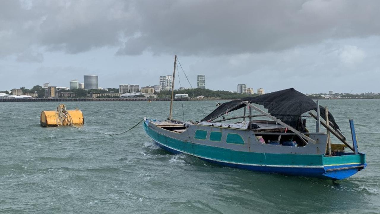 Illegal foreign fishing in Top End waters has seen several Indonesian fishermen face Darwin courts in recent months. Picture: Supplied/AFMA