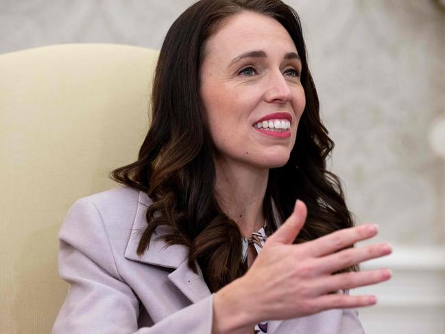 Prime Minister Jacinda Ardern, of New Zealand, meets with US President Joe Biden in the Oval Office of the White House in Washington, DC, on May 31, 2022. Picture: Saul Loeb / AFP.