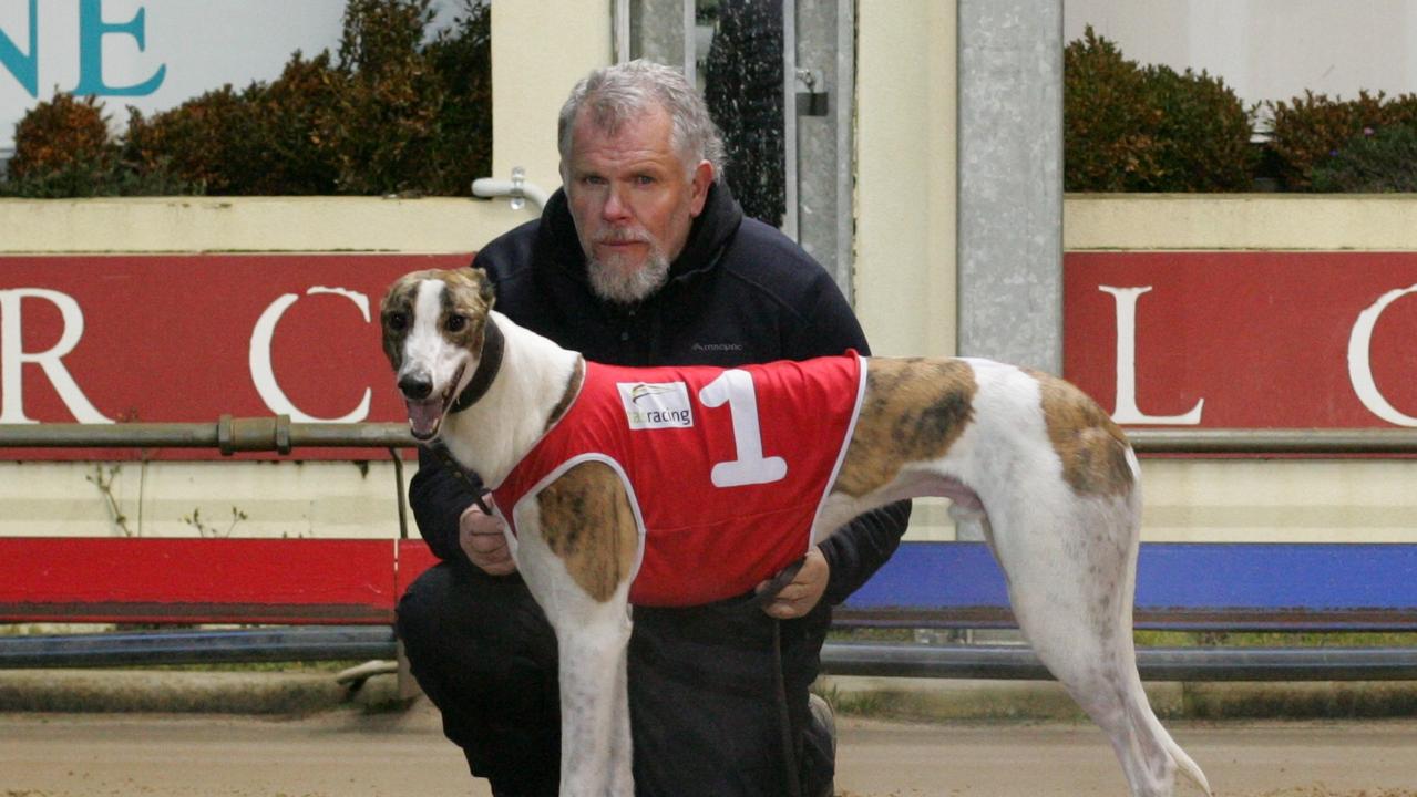 Bronelly Jacob with trainer Anthony Bullock after state distance final in Launceston. August 9, 2019.