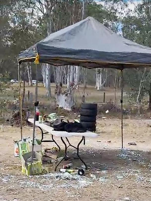 Aftermath of a teen party at Chambers Flat. Photo: Mohammad Alfares.