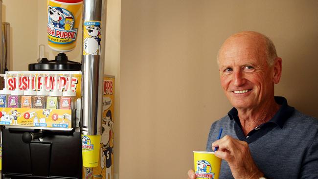 A file picture of Murray Stafford at Slush Puppie HQ on the Gold Coast. 