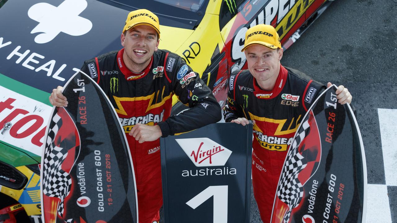 Chaz Mostert and James Moffat won Race 26 at the Gold Coast 600.