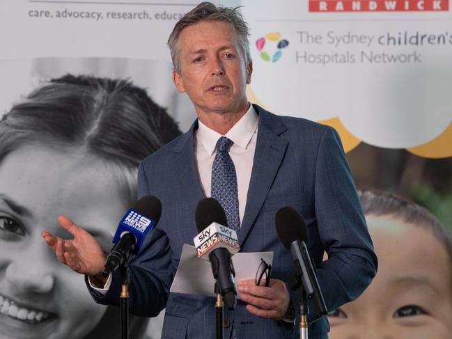 NSW chief paediatrician Dr Matt O’Meara funding will go towards a “new emergency department”. 